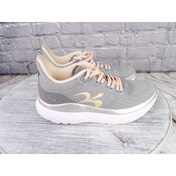 GDEFY Gravity Defyer XLR8 Run Gray Peach Women 7.5 Used In Very Good Condition - Picture 4 of 12